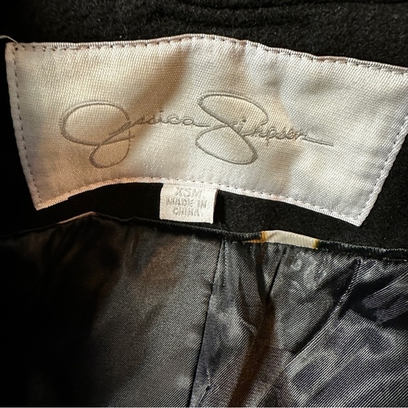 Jessica‎ Simpson Black Peacoat Women’s Size XS Outerwear Classic Winter - Picture 9 of 10